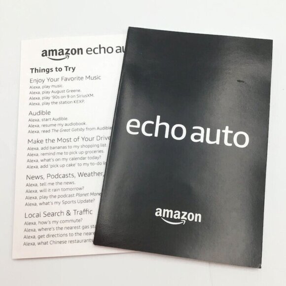 Amazon Echo Auto Speaker 1st Gen Hands-Free Alexa Car Accessory Apple or Android - Picture 4 of 7